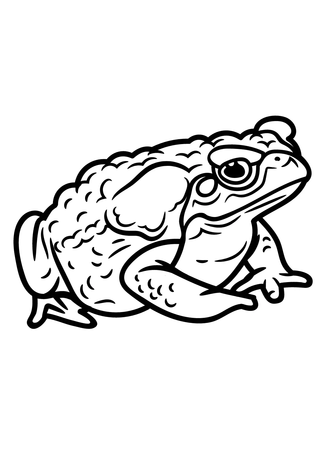 Toad Coloring Pages 9