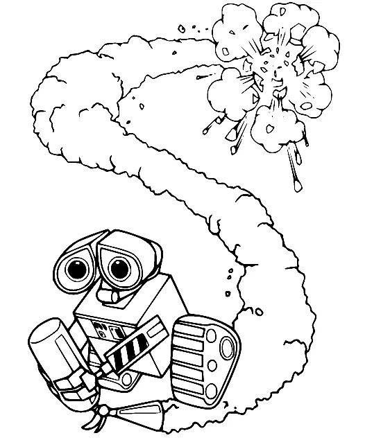 Wall E Coloring Pages 17
