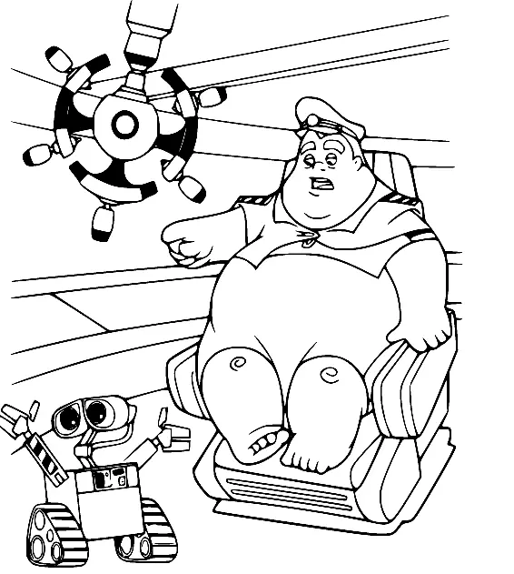 Wall E Coloring Pages 7